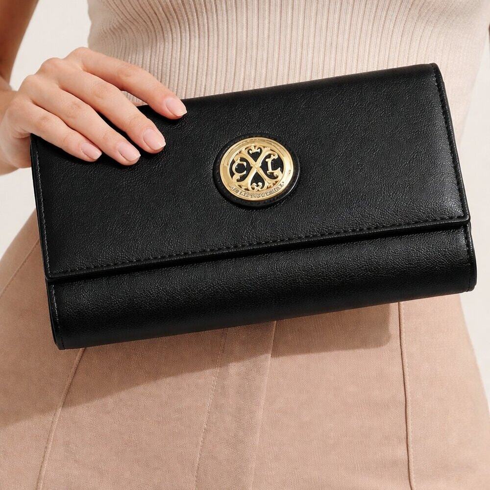 CXL by Christian Lacroix Glam Caviar Clutch - Black - New with tags